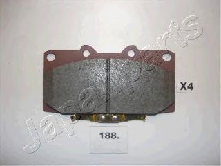 Тормозные колодки JAPANPARTS PA-188AF