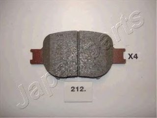 Тормозные колодки JAPANPARTS PA-212AF