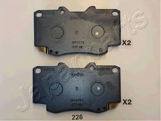 Тормозные колодки JAPANPARTS PA-226AF