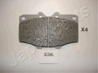 Тормозные колодки JAPANPARTS PA-236AF