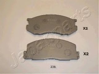 Тормозные колодки JAPANPARTS PA-239AF