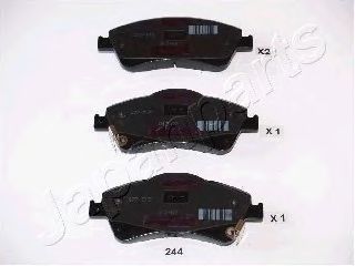 Тормозные колодки JAPANPARTS PA-244AF