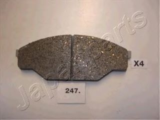 Тормозные колодки JAPANPARTS PA-247AF