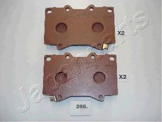 Тормозные колодки JAPANPARTS PA-268AF
