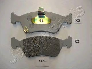 Тормозные колодки JAPANPARTS PA-282AF