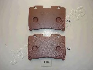 Тормозные колодки JAPANPARTS PA-293AF