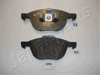 Тормозные колодки JAPANPARTS PA-300AF