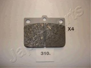 Тормозные колодки JAPANPARTS PA-310AF