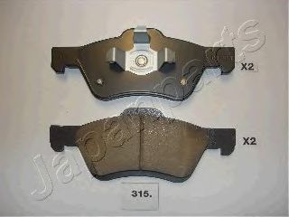 Тормозные колодки JAPANPARTS PA-315AF