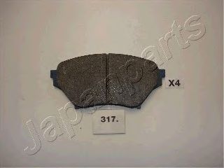 Тормозные колодки JAPANPARTS PA-317AF