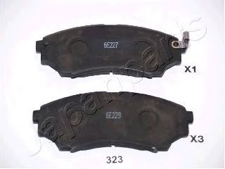Тормозные колодки JAPANPARTS PA-323AF