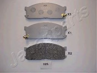 Тормозные колодки JAPANPARTS PA-325AF