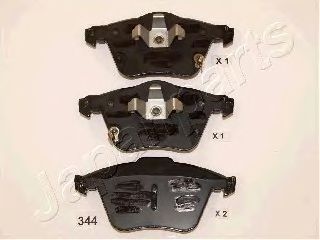 Тормозные колодки JAPANPARTS PA-344AF