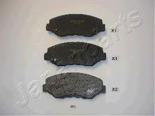 Тормозные колодки JAPANPARTS PA-401AF