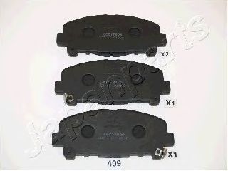 Тормозные колодки JAPANPARTS PA-409AF