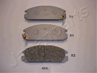 Тормозные колодки JAPANPARTS PA-424AF