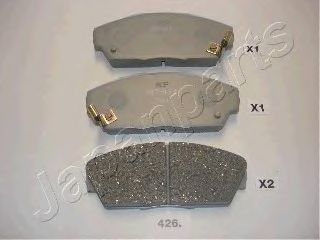 Тормозные колодки JAPANPARTS PA-426AF