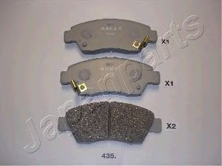 Тормозные колодки JAPANPARTS PA-435AF