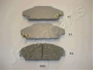 Тормозные колодки JAPANPARTS PA-492AF