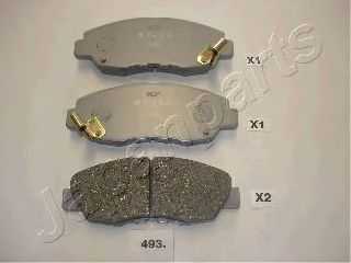 Тормозные колодки JAPANPARTS PA-493AF