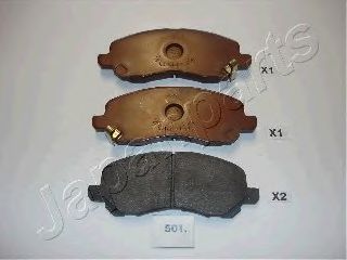 Тормозные колодки JAPANPARTS PA-501AF