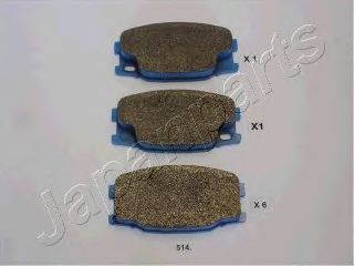 Тормозные колодки JAPANPARTS PA-514AF