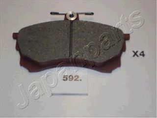 Тормозные колодки JAPANPARTS PA-592AF
