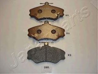 Гальмівні колодки JAPANPARTS PA-595AF