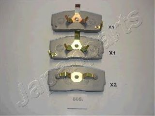 Тормозные колодки JAPANPARTS PA-606AF
