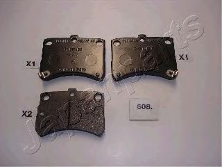 Гальмівні колодки JAPANPARTS PA-608AF