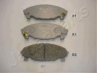 Тормозные колодки JAPANPARTS PA-699AF