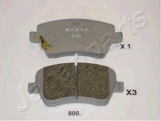 Тормозные колодки JAPANPARTS PA-800AF
