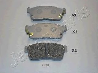 Тормозные колодки JAPANPARTS PA-809AF
