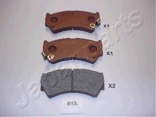 Тормозные колодки JAPANPARTS PA-815AF