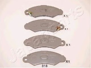 Тормозные колодки JAPANPARTS PA-818AF