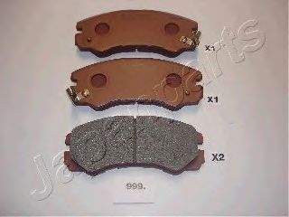 Тормозные колодки JAPANPARTS PA-999AF