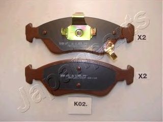 Тормозные колодки JAPANPARTS PA-K02AF