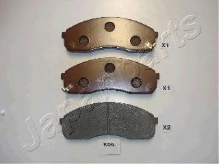 Тормозные колодки JAPANPARTS PA-K05P