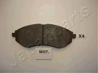 Тормозные колодки JAPANPARTS PA-W07AF