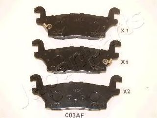 Тормозные колодки JAPANPARTS PP-003AF