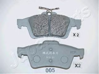 Тормозные колодки JAPANPARTS PP-005AF