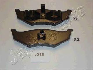 Тормозные колодки JAPANPARTS PP-016AF