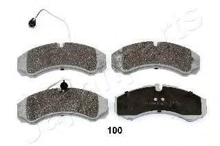 Гальмівні колодки JAPANPARTS PP-100AF