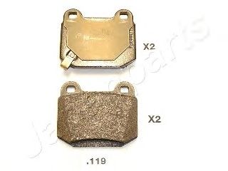 Тормозные колодки JAPANPARTS PP-119AF