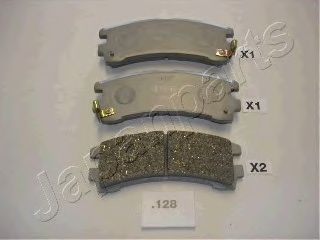 Тормозные колодки JAPANPARTS PP-128AF