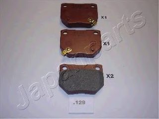 Тормозные колодки JAPANPARTS PP-129AF