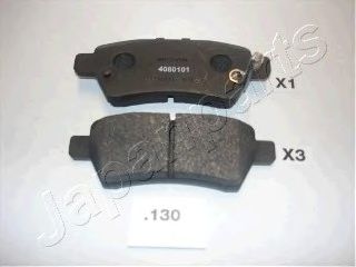 Тормозные колодки JAPANPARTS PP-130AF