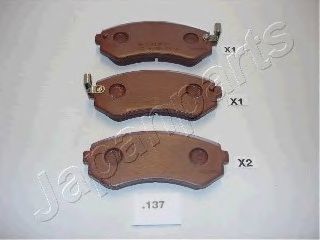 Тормозные колодки JAPANPARTS PP-137AF