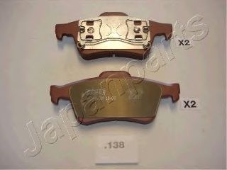 Тормозные колодки JAPANPARTS PP-138AF