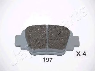 Тормозные колодки JAPANPARTS PP-197AF
